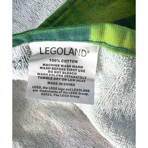 LEGOLAND HOTEL Dragon Beach Towel Lego 100% Cotton New NWT - Picture 3 of 4
